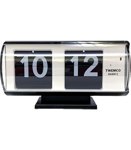 Amazon.co.jp: TWEMCO (トゥエンコ) 掛け時計 置き時計 兼用 QT-30